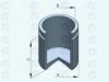 ERT 151306-C Piston, brake caliper